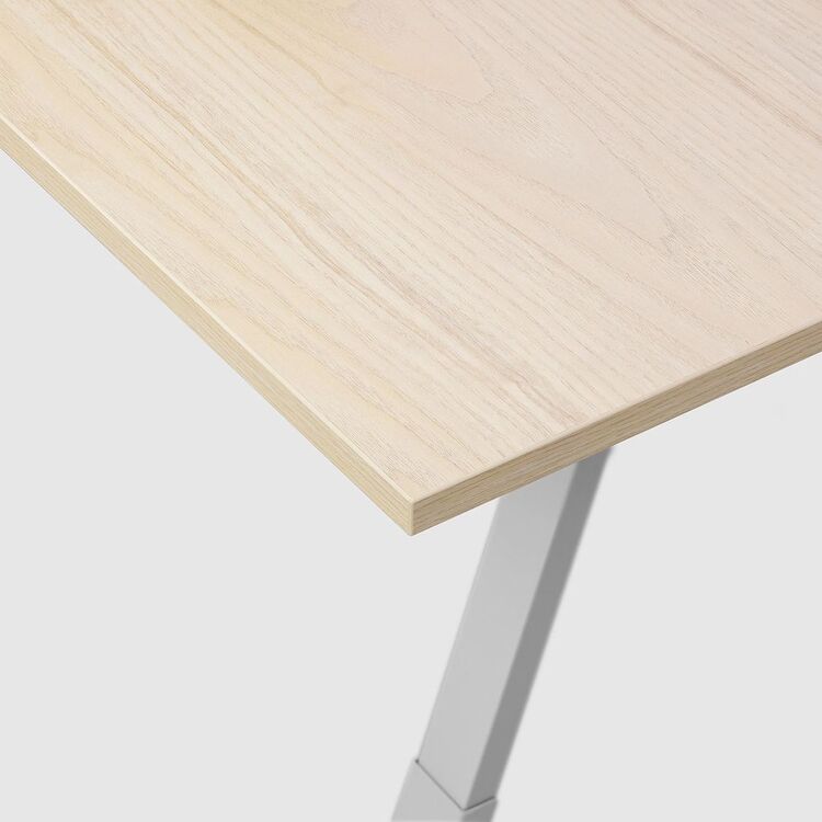 Set de mobila pentru oficiu Ikea Utespelare/Matchspel (Aspect Frasin/Gri)