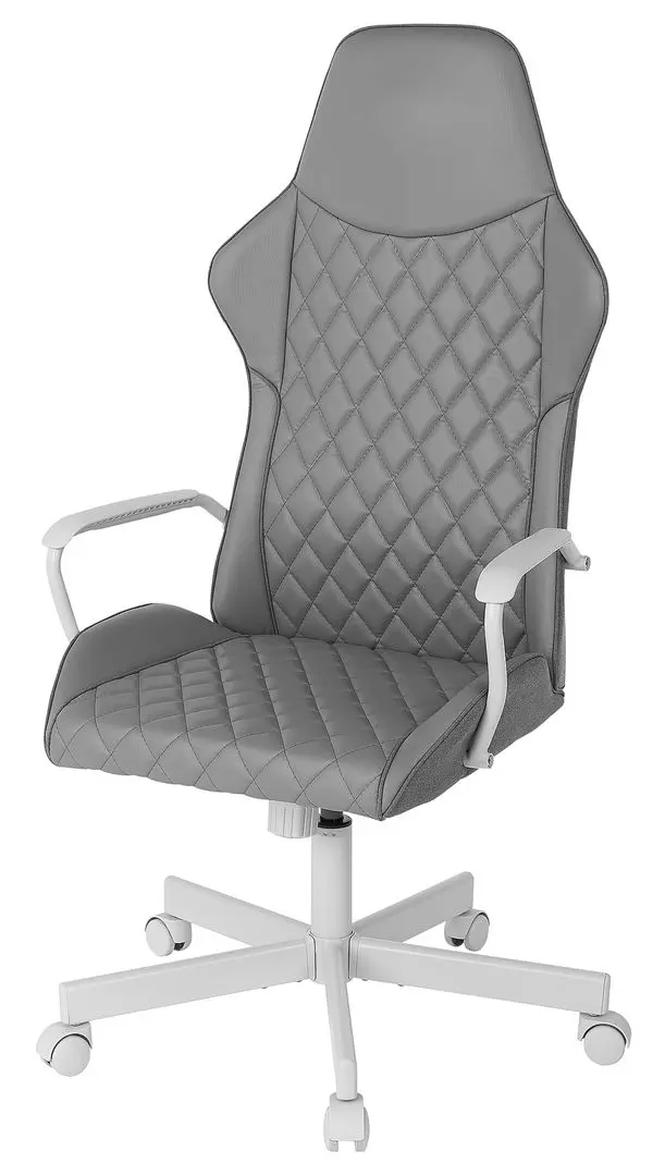 Комплект офисной мебели Ikea Utespelare (Под Ясень/Серый)