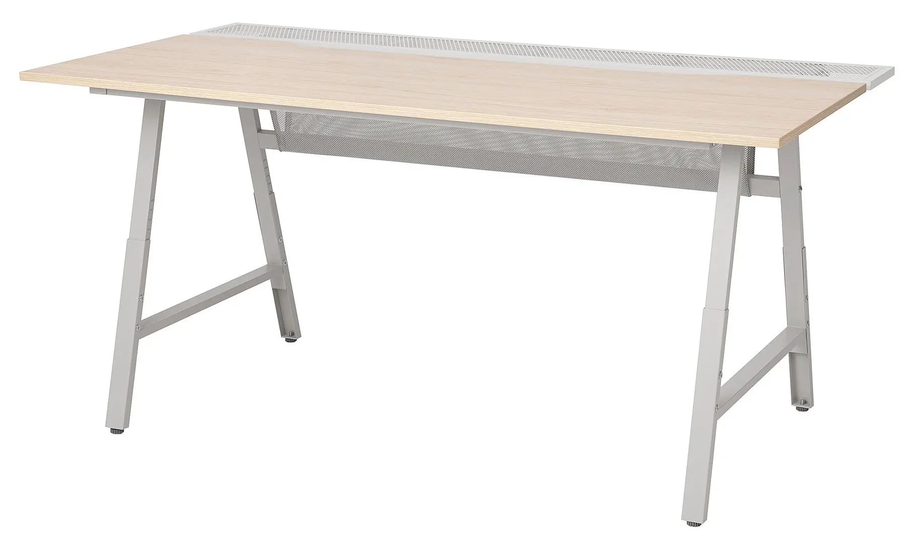 Комплект офисной мебели Ikea Utespelare (Под Ясень/Серый)