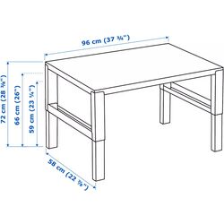 Комплект офисной мебели Ikea Pahl/Orfjall (Белый/Светло-Зеленый) Thumb