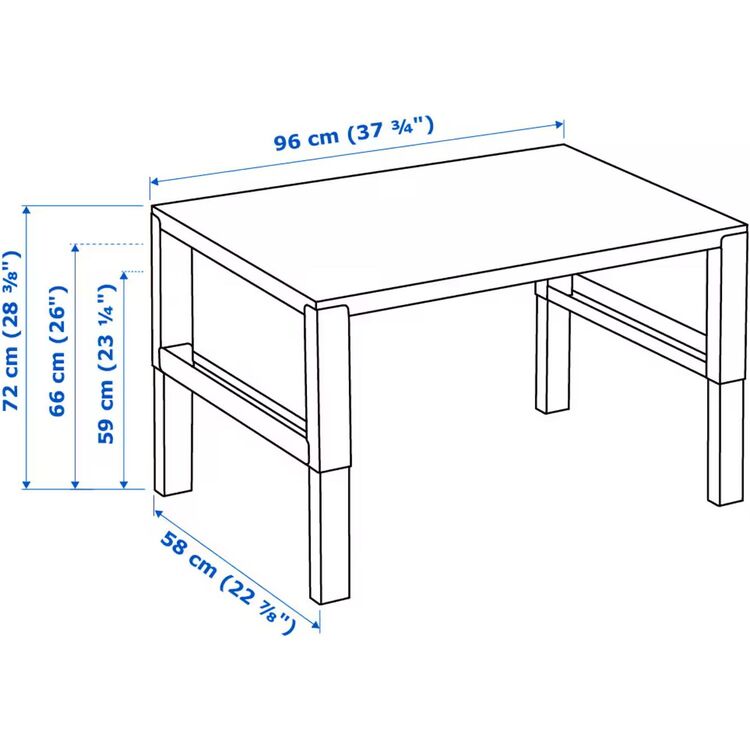 Комплект офисной мебели Ikea Pahl/Orfjall (Белый/Светло-Зеленый)