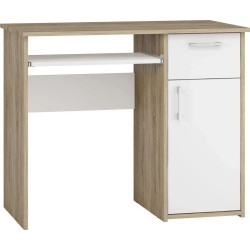 Комплект офисной мебели Magnusplus AD063 + Maja 1.2m (Black/Sonoma Oak/White) Thumb