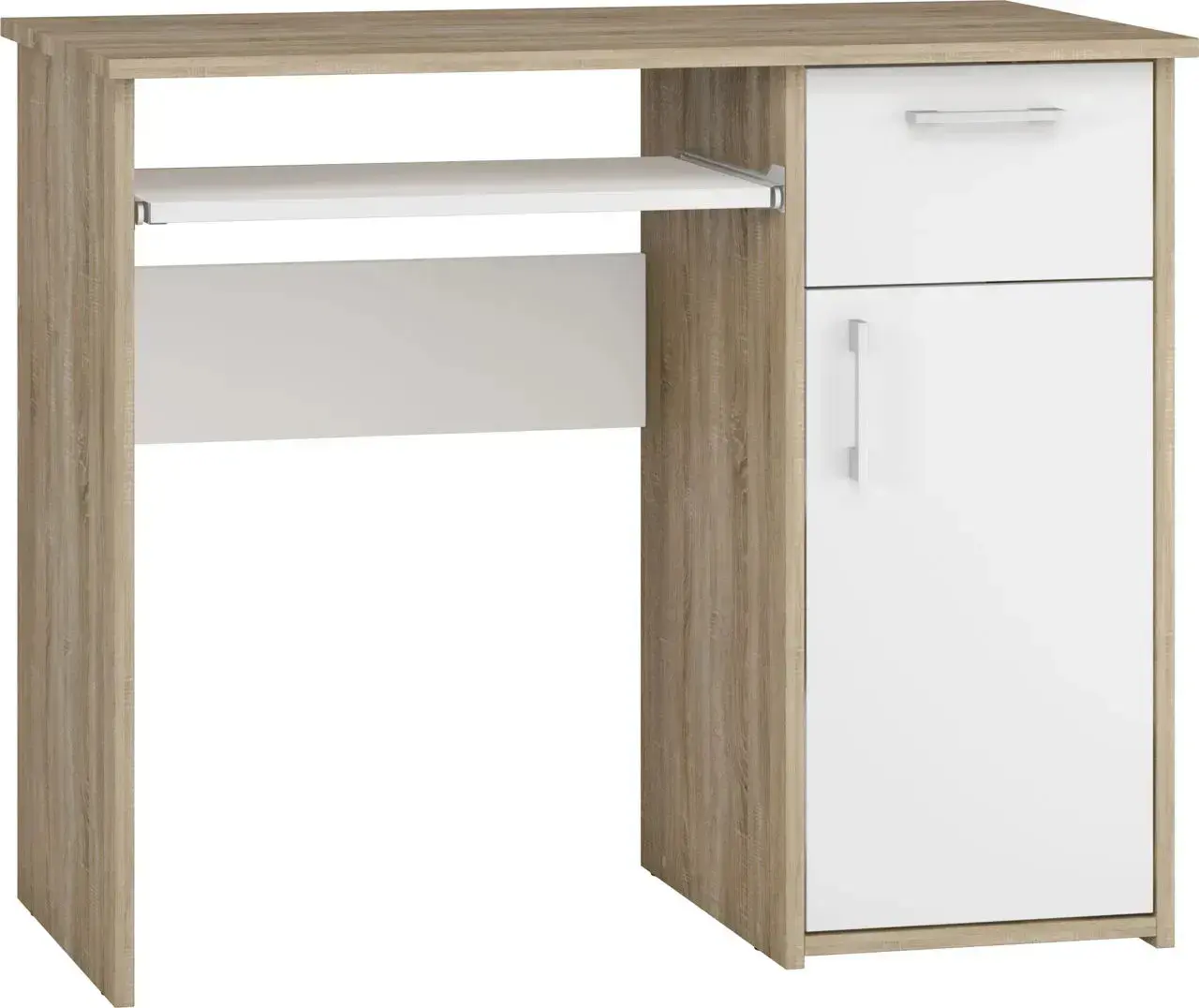 Комплект офисной мебели Magnusplus AD063 + Maja 1.2m (Black/Sonoma Oak/White) - 2