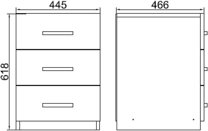 Set mobila pentru oficiu Mirage Design Vario VO12-W (White)