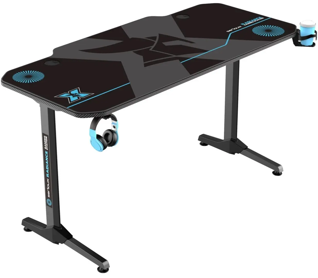 Комплект офисной мебели Serioux Radiance/Torin Txt (Black/Blue) - 2