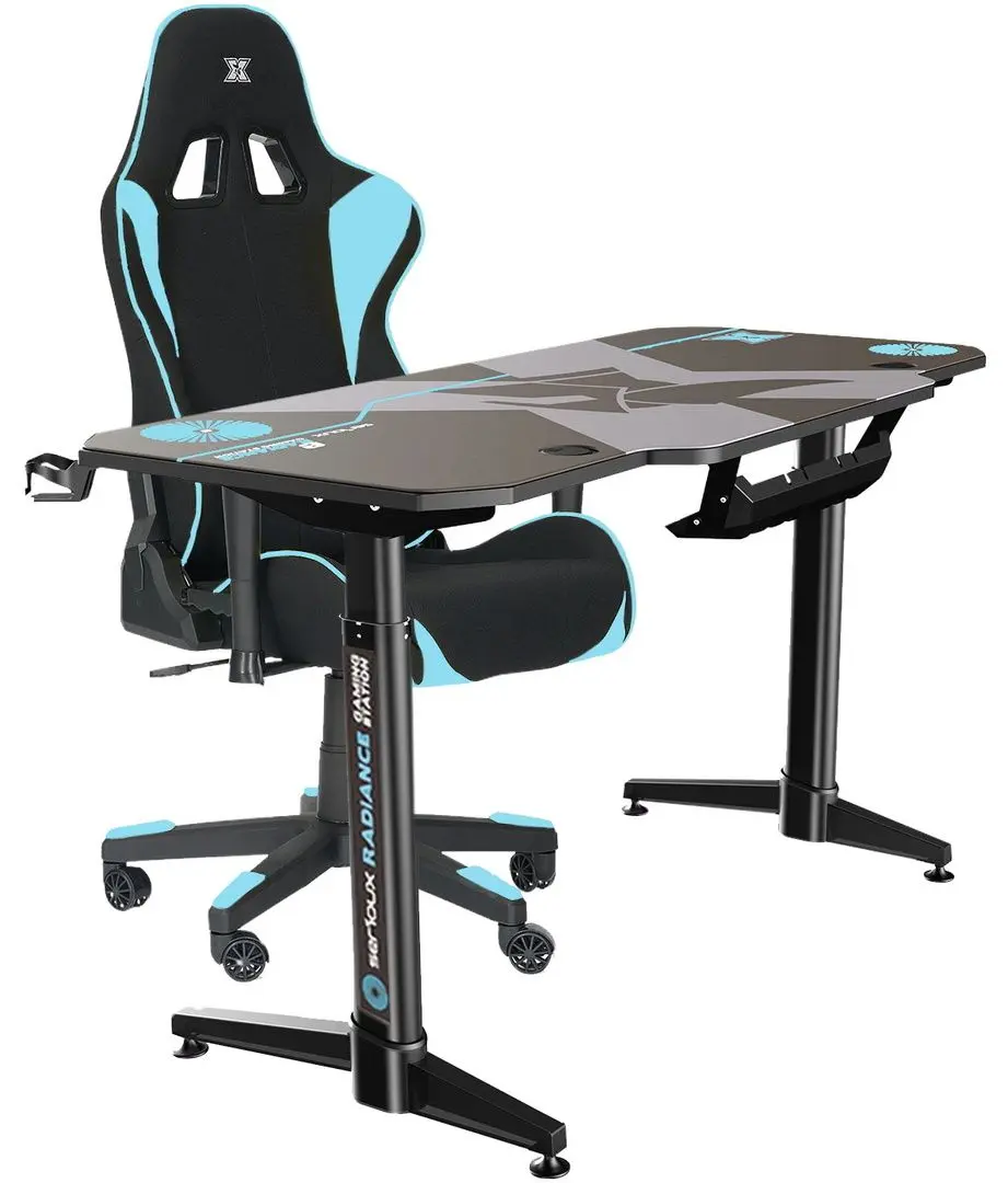 Комплект офисной мебели Serioux Radiance/Torin Txt (Black/Blue)