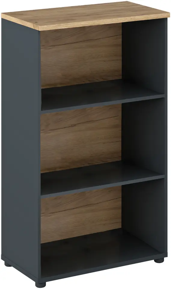 Set mobila pentru oficiu Tempo Kondela Klaudius (Graphite/Artisan Oak)