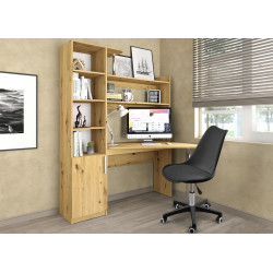 Комплект офисной мебели Yasen Kosinus Artisan Oak + Sunrise C-30A PP Black