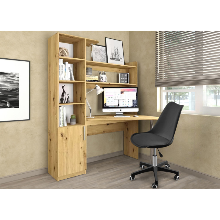 Комплект офисной мебели Yasen Kosinus Artisan Oak + Sunrise C-30A PP Black