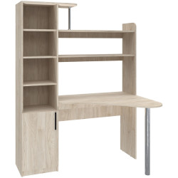 Комплект офисной мебели Yasen Kosinus Hickory Rockford Light + Sunrise C-30 PP White/Chrome Thumb