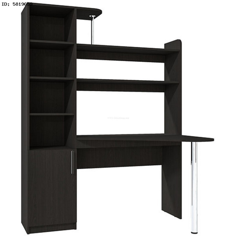 Комплект офисной мебели Yasen Kosinus Wenge Louisiana + Sunrise C-30 PP White/Chrome