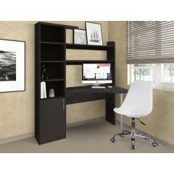 Комплект офисной мебели Yasen Kosinus Wenge Louisiana + Sunrise C-30 PP White/Chrome