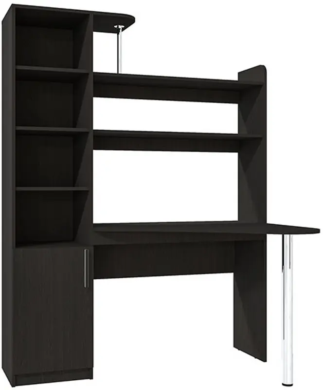 Комплект офисной мебели Yasen Kosinus Wenge Louisiana + Sunrise C-30A PP Black - 8