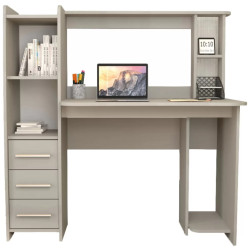 Комплект офисной мебели Yasen Sinus Cashmere/Grey Lava + Sunrise C-30 PP White/Chrome Thumb