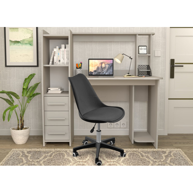 Комплект офисной мебели Yasen Sinus Cashmere/Grey Lava + Sunrise C-30A PP Black