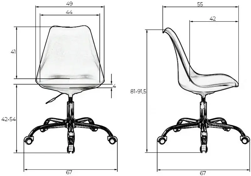 Комплект офисной мебели Yasen Smart New Artisan Oak/Graphite Grey + Sunrise C-30 PP White/Chrome - 2