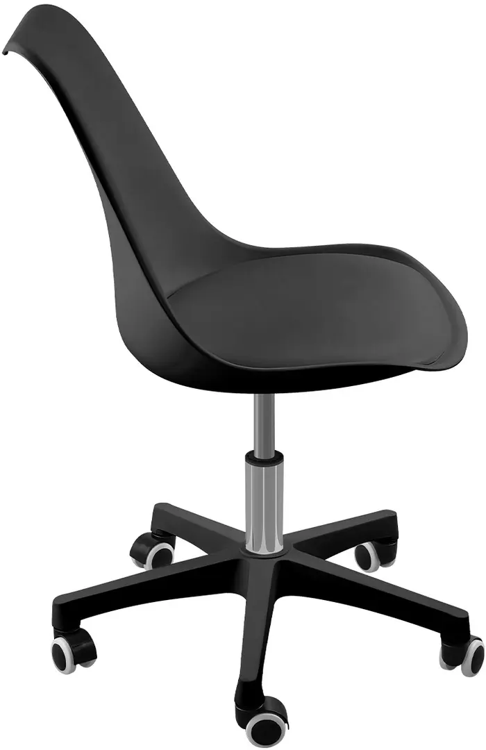 Комплект офисной мебели Yasen Smart Sonoma Oak/Wenge Louisiana + Sunrise C-30A PP Black - 4