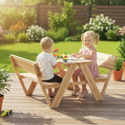 Set mobilier de gradina Costway NP12685NA (Natural) Thumb