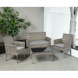 Set mobilier de gradina Funfit Garden 4472 (Grey)
