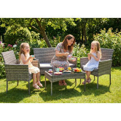 Set mobilier de gradina Funfit Garden 4472 (Grey) Thumb