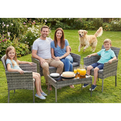 Set mobilier de gradina Funfit Garden 4472 (Grey) Thumb