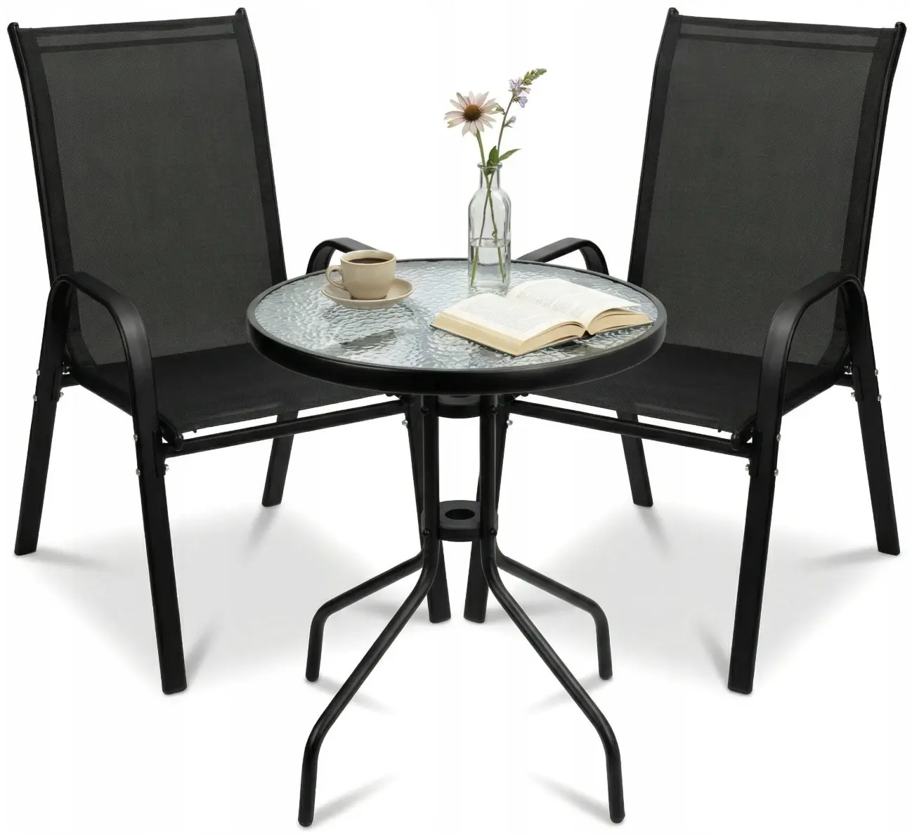 Set mobilier de gradina FunFit Garden 4877 (Black) - 2