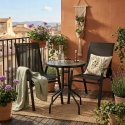 Set mobilier de gradina FunFit Garden 4877 (Black)