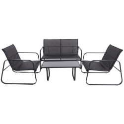 Set mobilier de gradina FunFit Garden 4878 (Black) Thumb