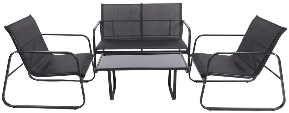 Set mobilier de gradina FunFit Garden 4878 (Black) - 2