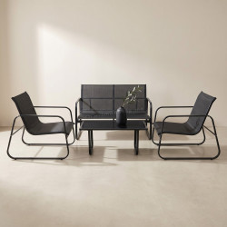 Set mobilier de gradina FunFit Garden 4878 (Black)