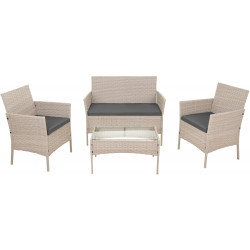Set mobilier de gradina Gardlov 26909 (Beige/Grey) Thumb