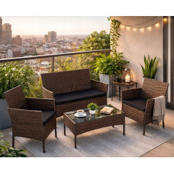 Комплект садовой мебели Gardlov 26911 (Brown)