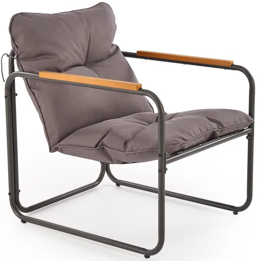 Set mobilier de gradina Halmar Hudson (Grey/Brown) - 3