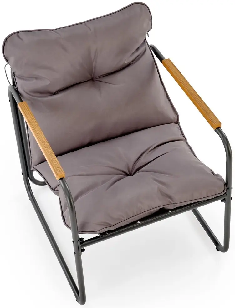 Set mobilier de gradina Halmar Hudson (Grey/Brown) - 6