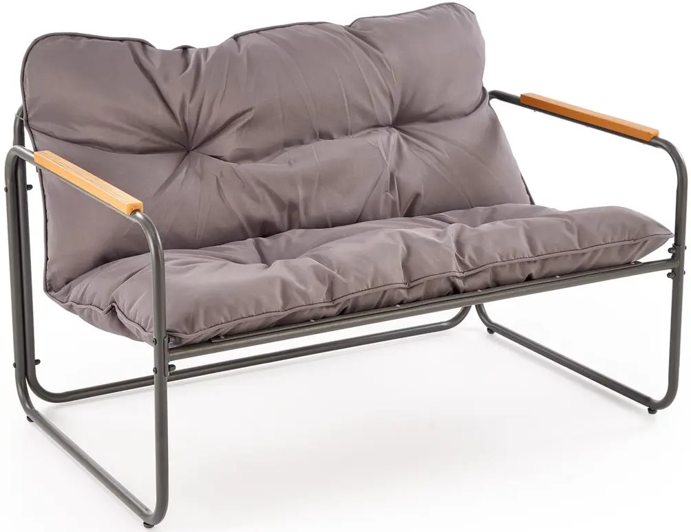Set mobilier de gradina Halmar Hudson (Grey/Brown) - 9