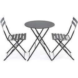 Set mobilier de gradina Halmar Livorno (Black) Thumb