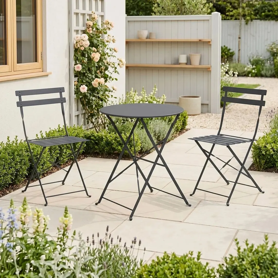 Set mobilier de gradina Halmar Livorno (Black)