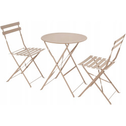 Set mobilier de gradina Halmar Livorno (Cappuccino) Thumb