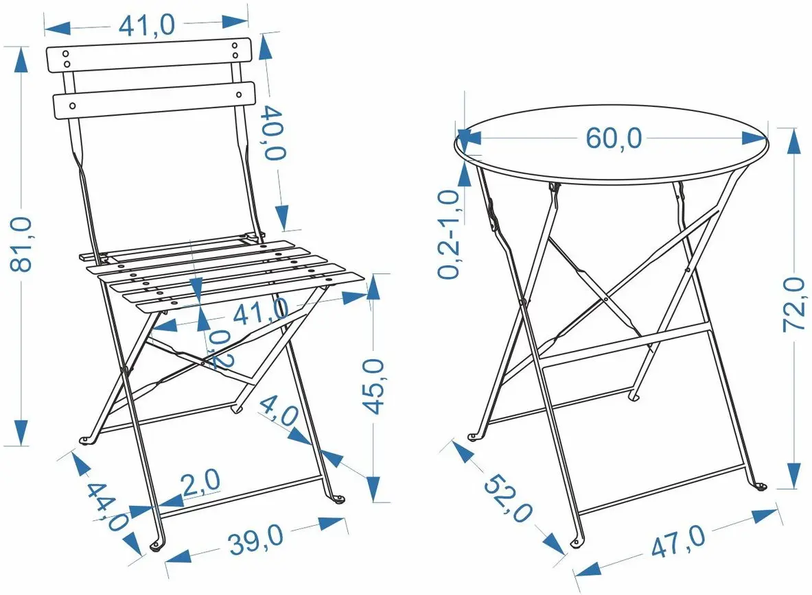 Set mobilier de gradina Halmar Livorno (Cappuccino) - 5