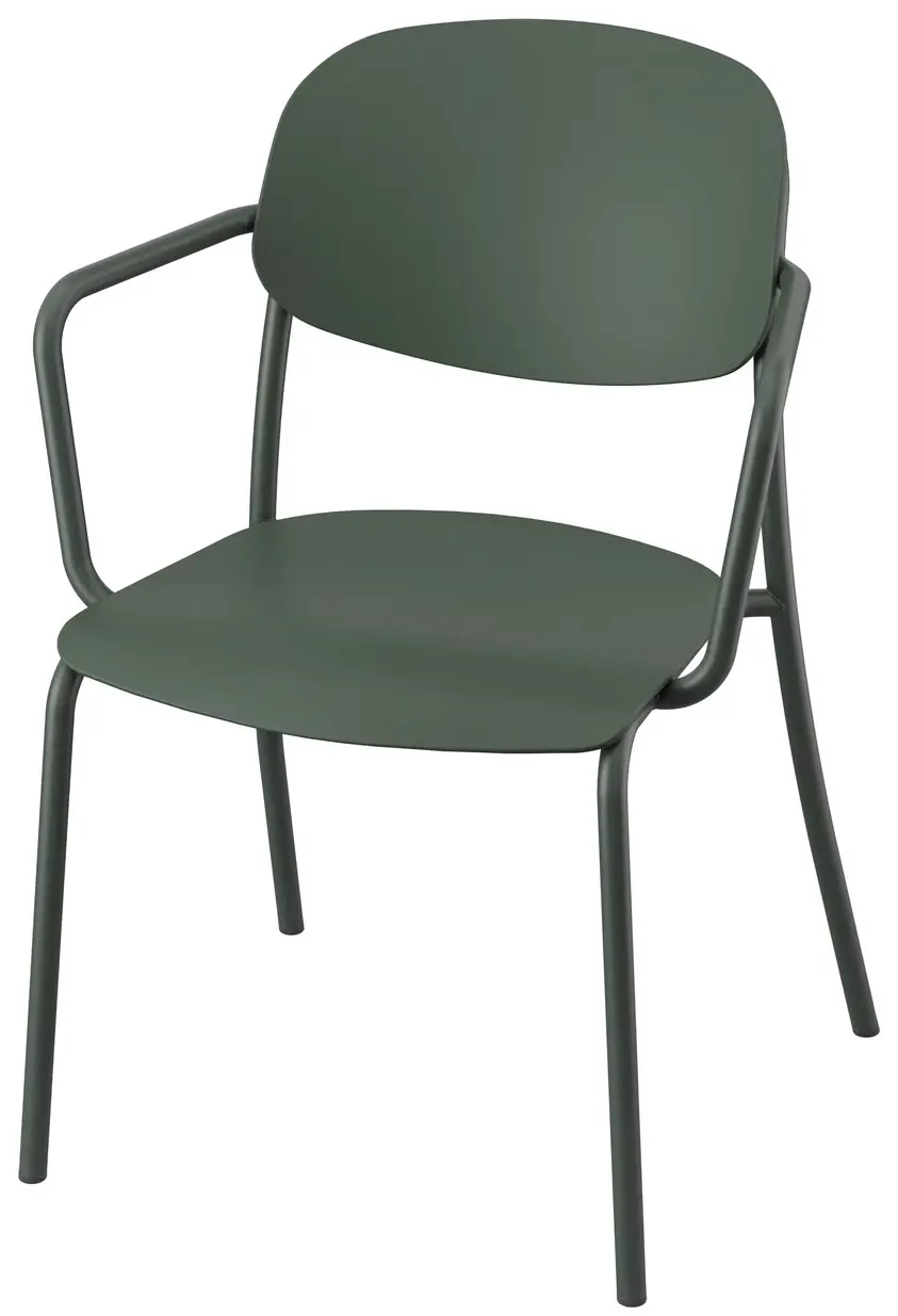 Set mobilier de gradina Ikea Visingso 1+2 (Verde inchis) - 3
