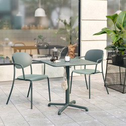 Set mobilier de gradina Ikea Visingso 1+2 (Verde inchis)