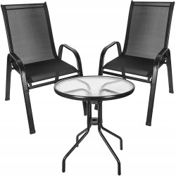 Set mobilier de gradina Jumi Fiesta OM-967960 (Black) Thumb