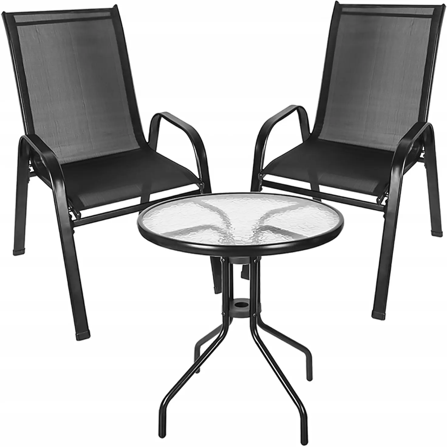 Set mobilier de gradina Jumi Fiesta OM-967960 (Black) - 2