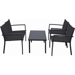 Set mobilier de gradina Jumi OM-259027 (Black) Thumb