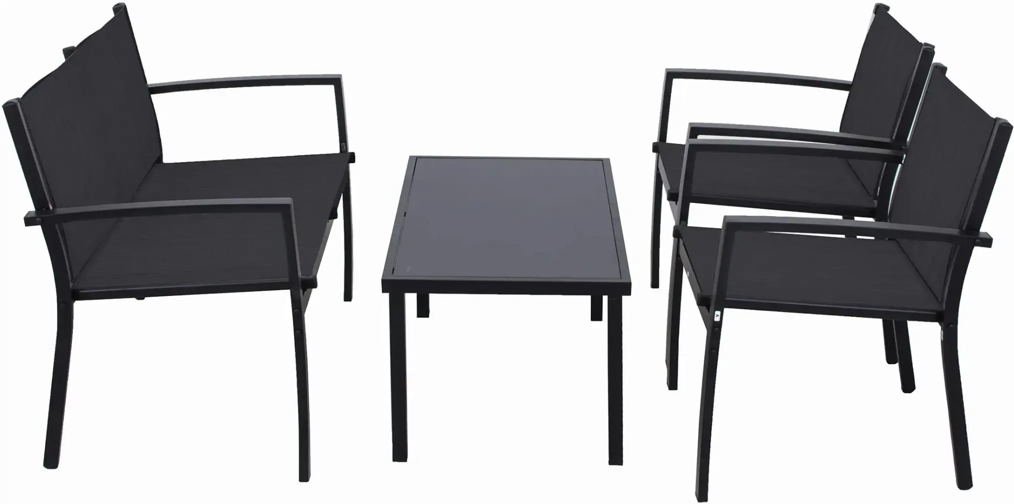 Set mobilier de gradina Jumi OM-259027 (Black) - 2