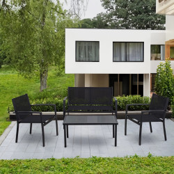 Set mobilier de gradina Jumi OM-259027 (Black) Thumb