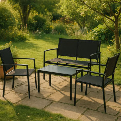 Set mobilier de gradina Jumi OM-259027 (Black) Thumb