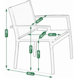 Set mobilier de gradina Jumi OM-259027 (Black) Thumb