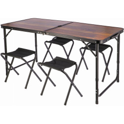 Set mobilier de gradina Jumi OM-281813 (Brown/Black) Thumb