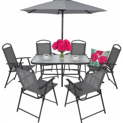 Set mobilier de gradina Jumi OM-291898 (Graphite/Black) Thumb